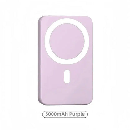 5000Mah Magnetic Power Bank Magsafe Wireless Fast Charger for Iphone 12–17 Pro/Pro Max, Compact Portable Battery Pack